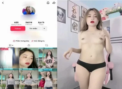 Anh chơi em Tiktoker da trắng vóc dáng cực ngon